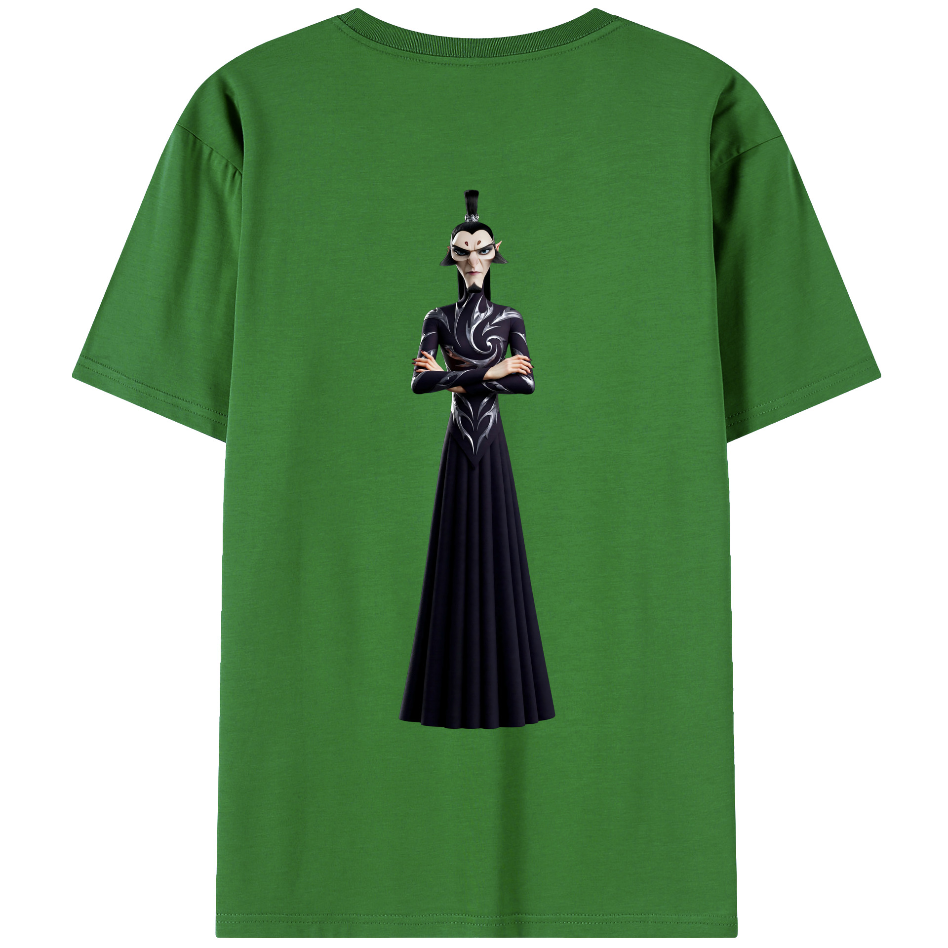 （画像用） Ne Zha 2 ナタ 魔童の大暴れ レディース半袖Tシャツ(バックプリント)